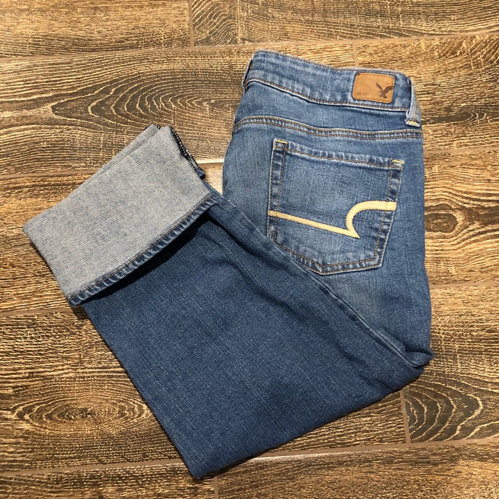 American Eagle crop jeans